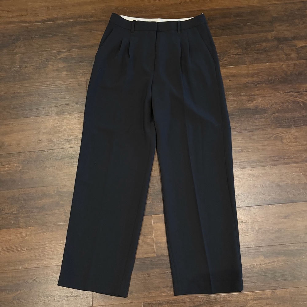 Wilfred Wide-Leg Black Trousers
